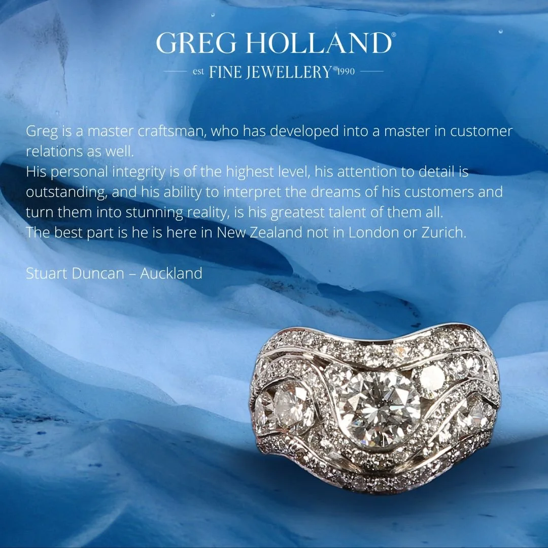 Glacier ring - wearable art