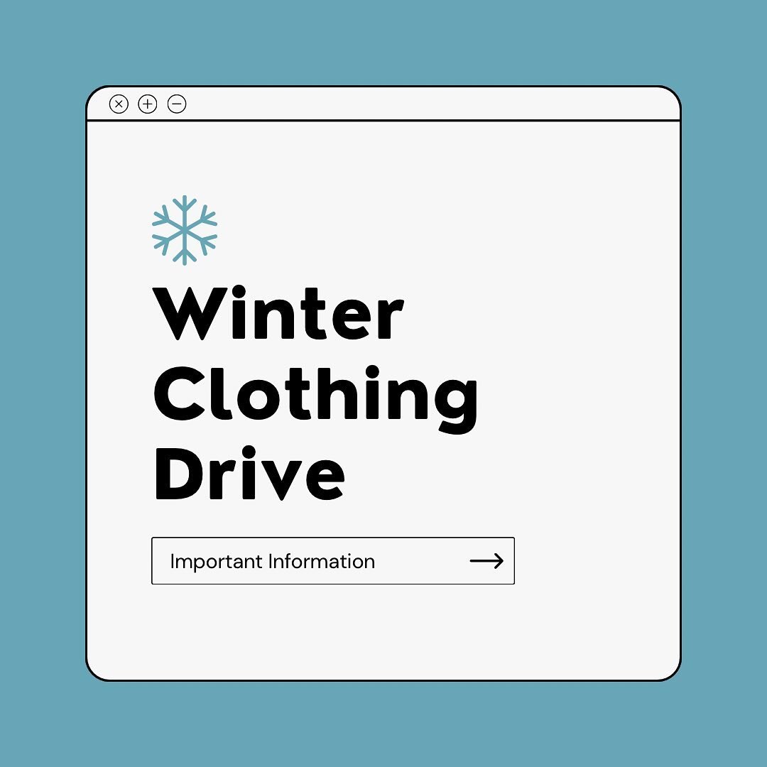 Winter Drive Time!! ❄️Help others this year by donating gently used or new clothes!