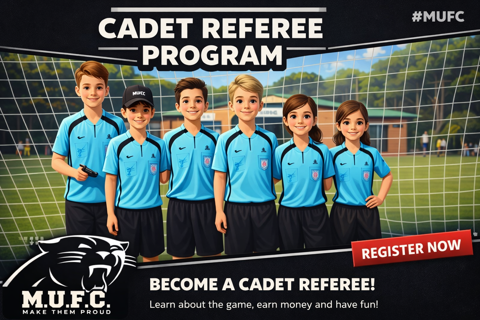 ⚽ Calling all players aged 12+ Become a Cadet Referee!