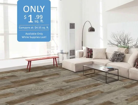 No Frills Waterproof Flooring Deal - $1.99 / Sq. Ft