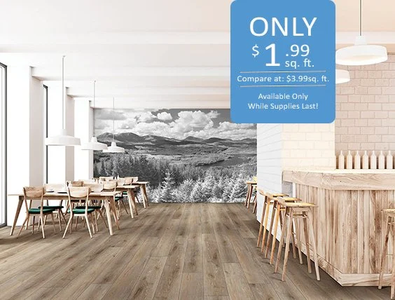 No Frills Waterproof Wood Plank Deal — $1.99/Sq. Ft.