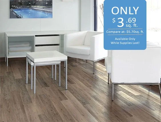 No Frills Coretec Waterproof Foamed Core Flooring Deal - $3.69 /  Sq. Ft.