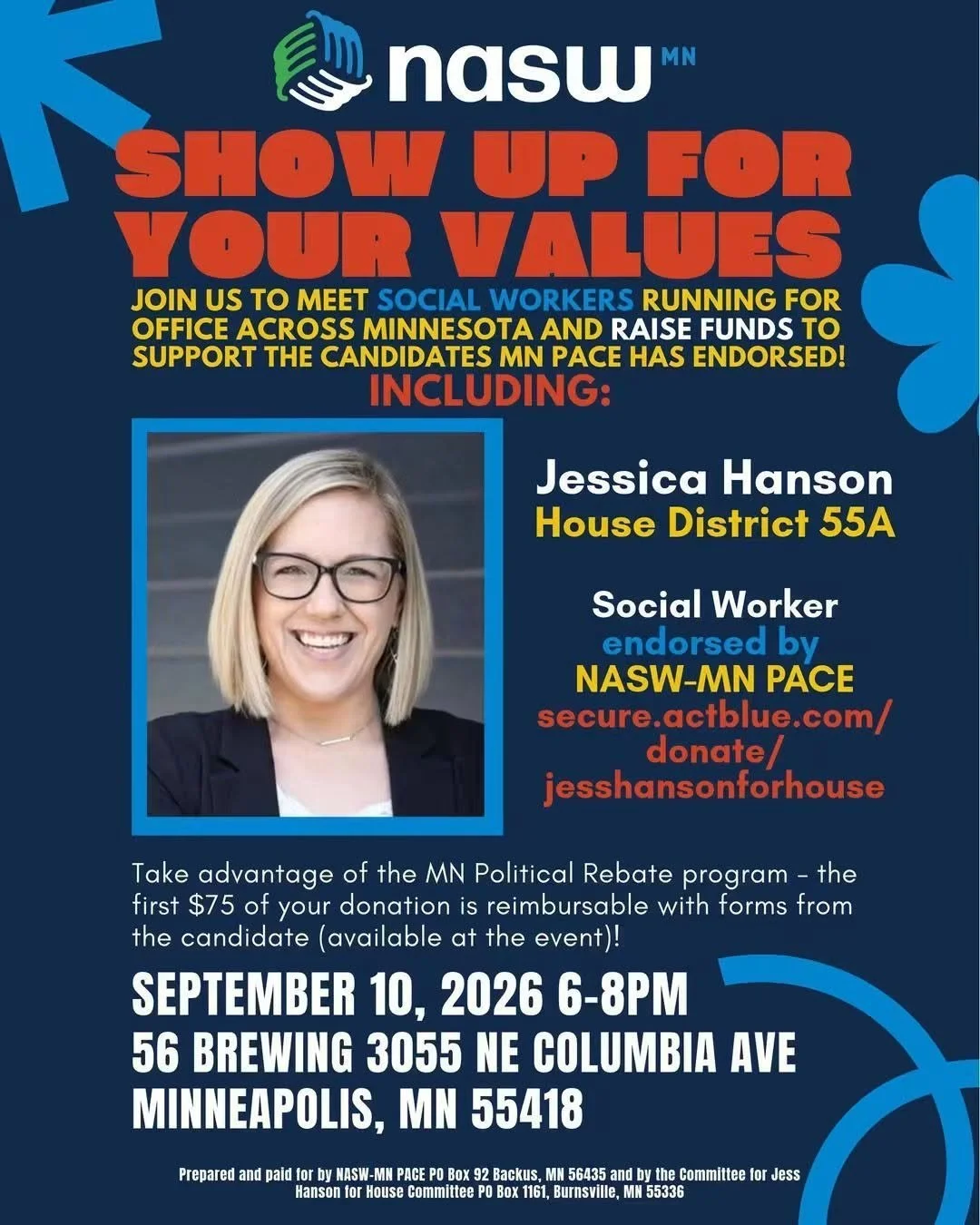 Social Workers! Show up for your values with Jess and NASW-MN PACE! 