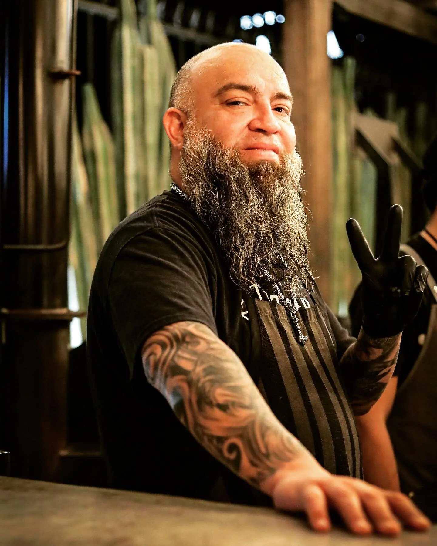 The Taba BBQ team is what sets us apart and leading the crew is our beloved chef Jesus. Originally from Culiacán Sinaloa, Chuy has been a pilar in our business since its first inception! You'll find him manning the pit in our open kitchen, whe