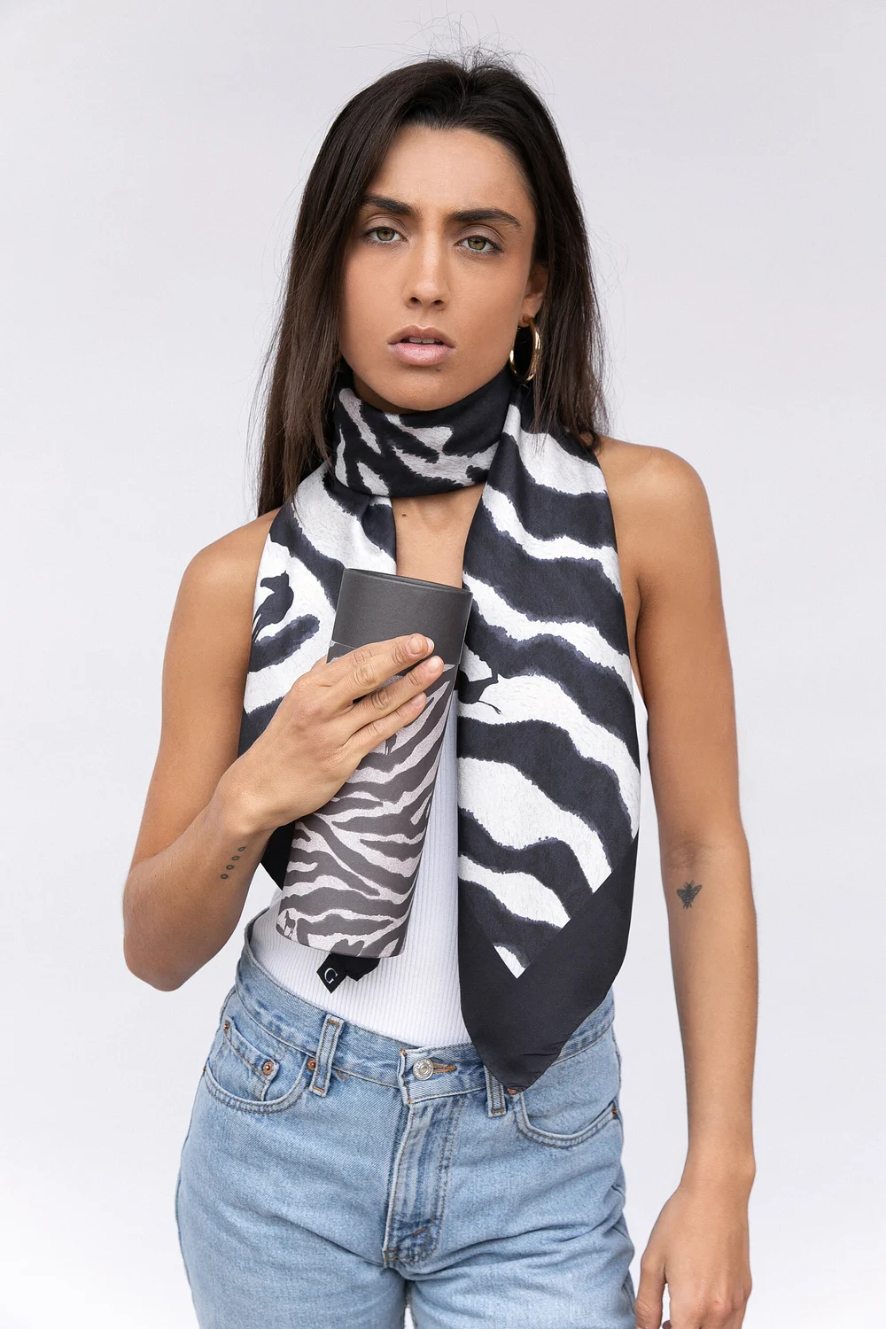 zebra scarves
