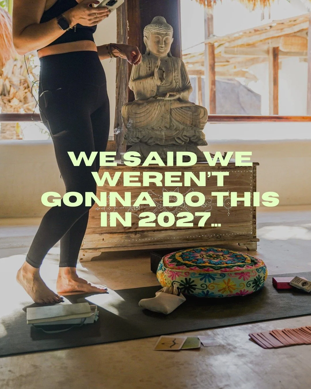 PLOT TWIST! UNO REVERSE! &mdash; We said we weren't going to do this in 2027, but we were in Tulum a few months ago knowing our calendar just doesn&rsquo;t feel right without one Tulum on it. We can&rsquo;t deny ourselves AND we heard YOU GUYS who to