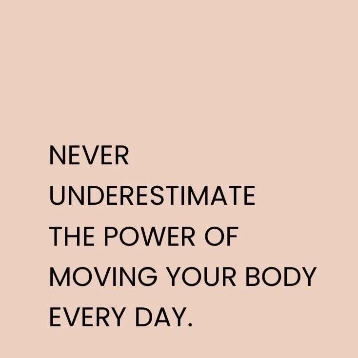 A gentle reminder that movement is medicine 🤍

Not for burning, fixing, or punishing &mdash; but for circulation, lymphatic flow, mood, and long-term health.
Even a walk, a stretch, or a few minutes of movement counts.

Small, consistent care adds u