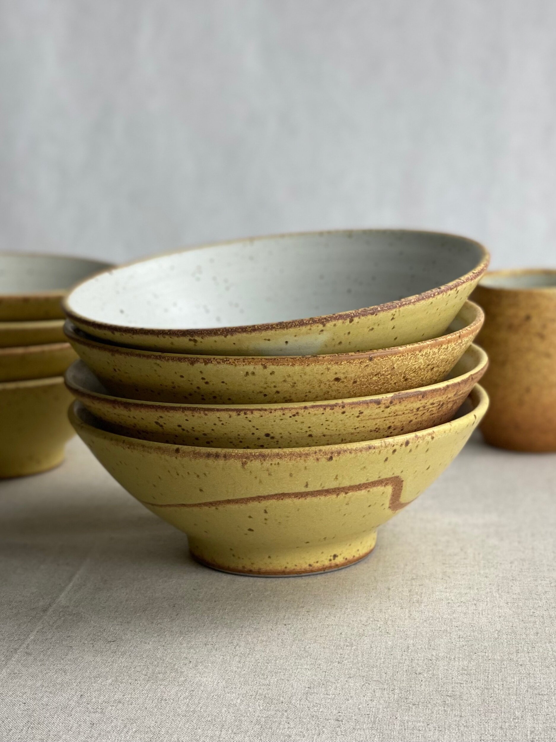 Bowl - Yellow Magnesium Matte