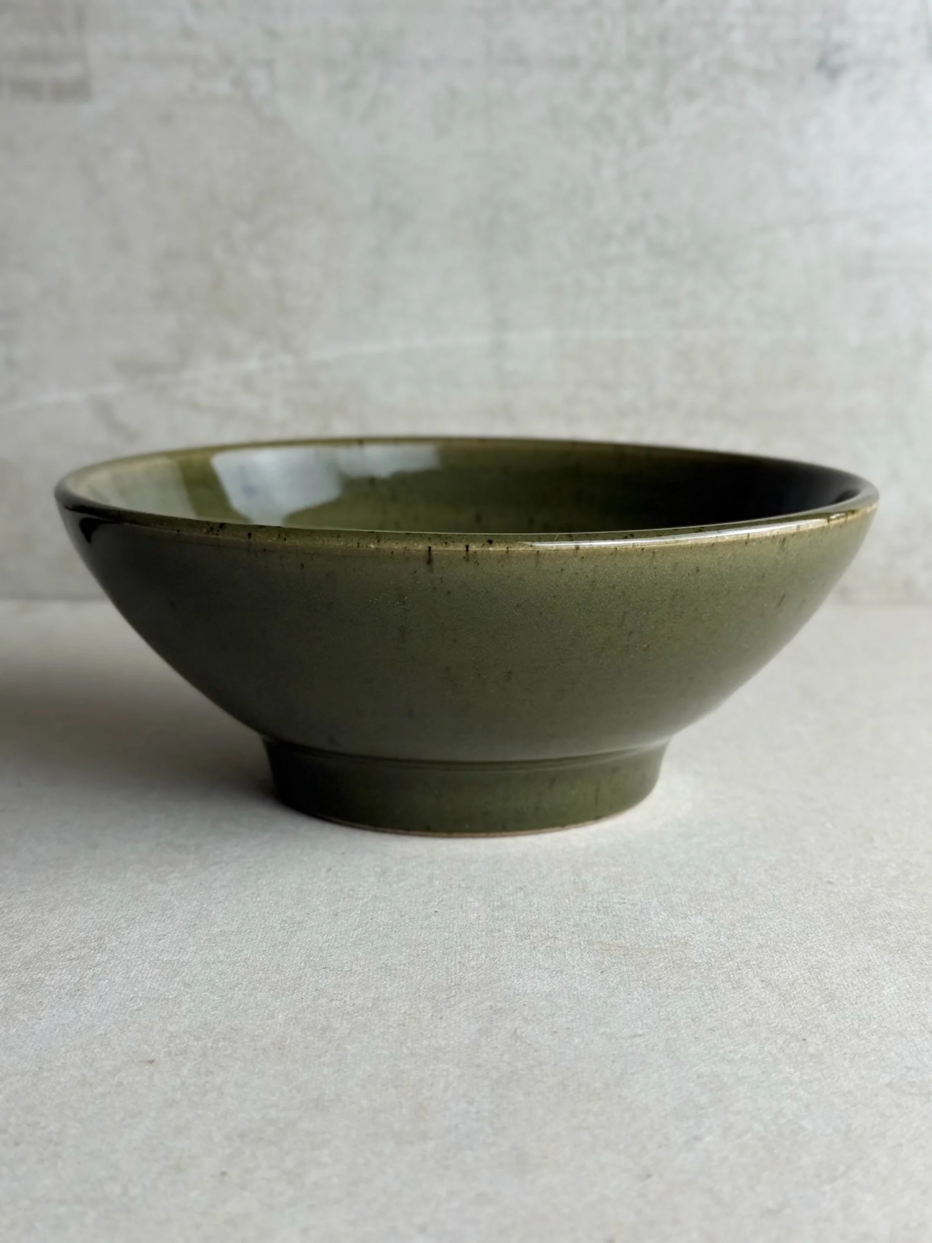 Stoneware Bowl - Olive Celadon (S/M/L)