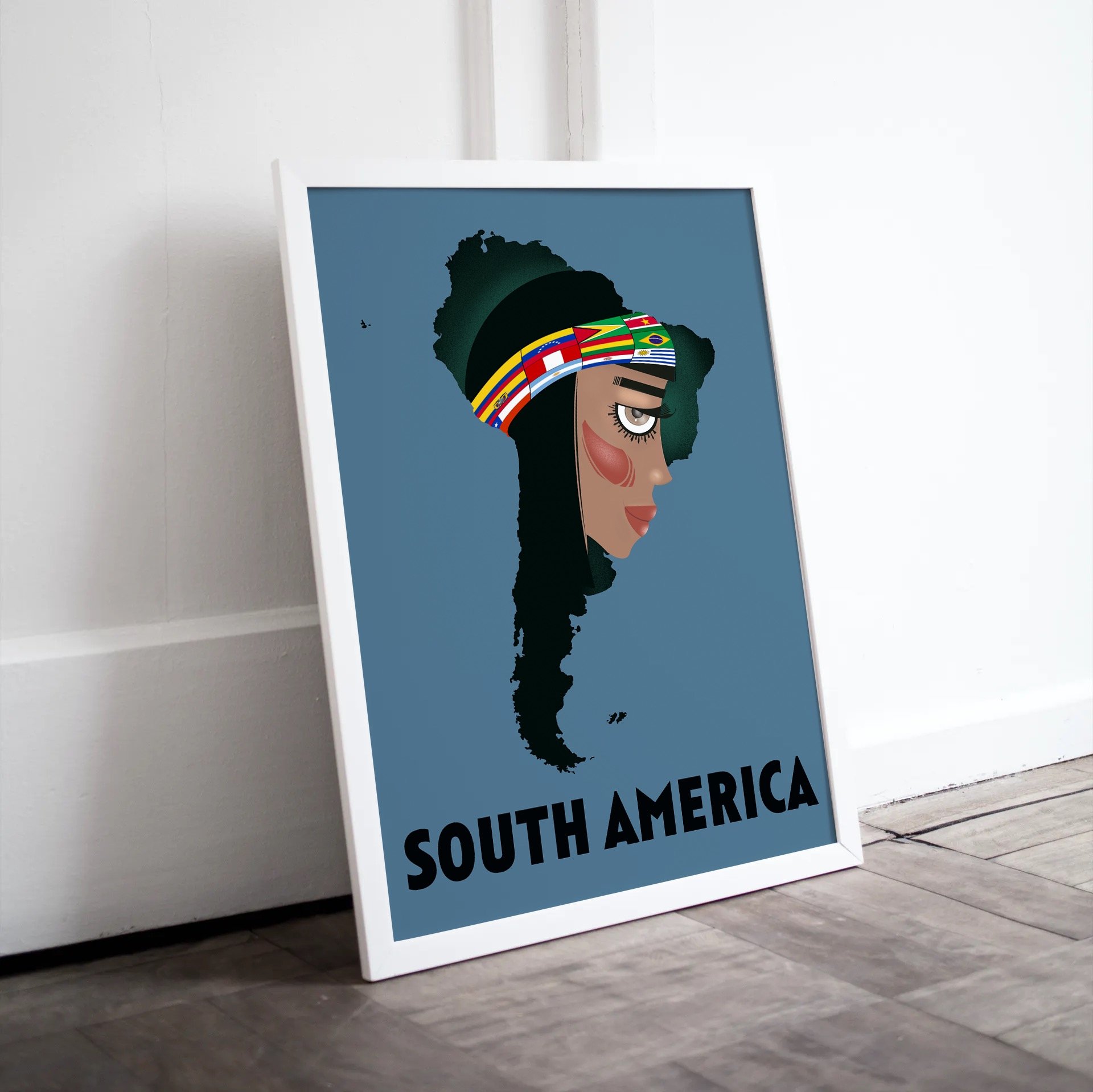 Face Of South America