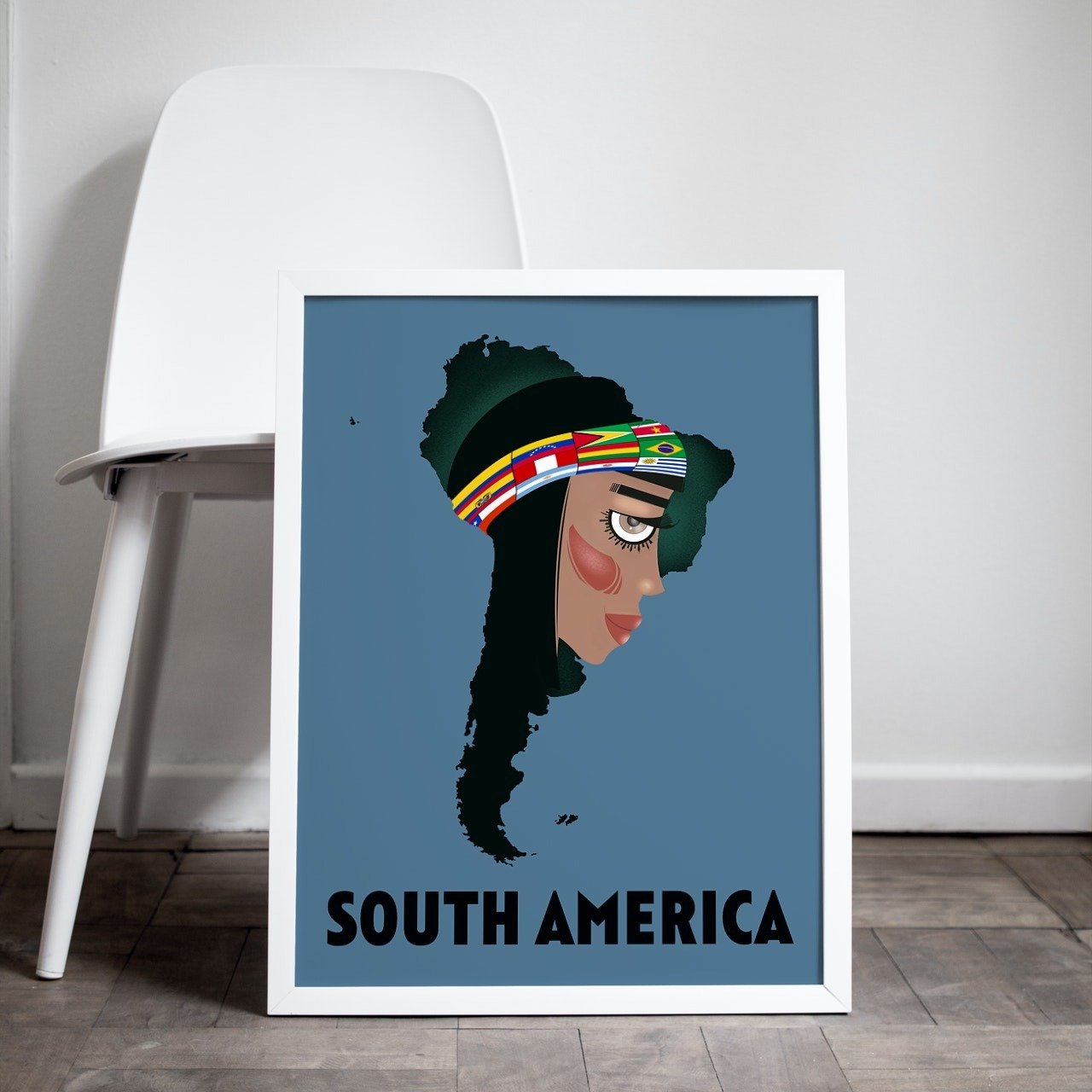 Face Of South America