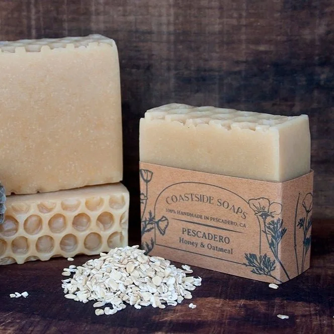 Cold Processed Soap Bar - Pescadero Bar