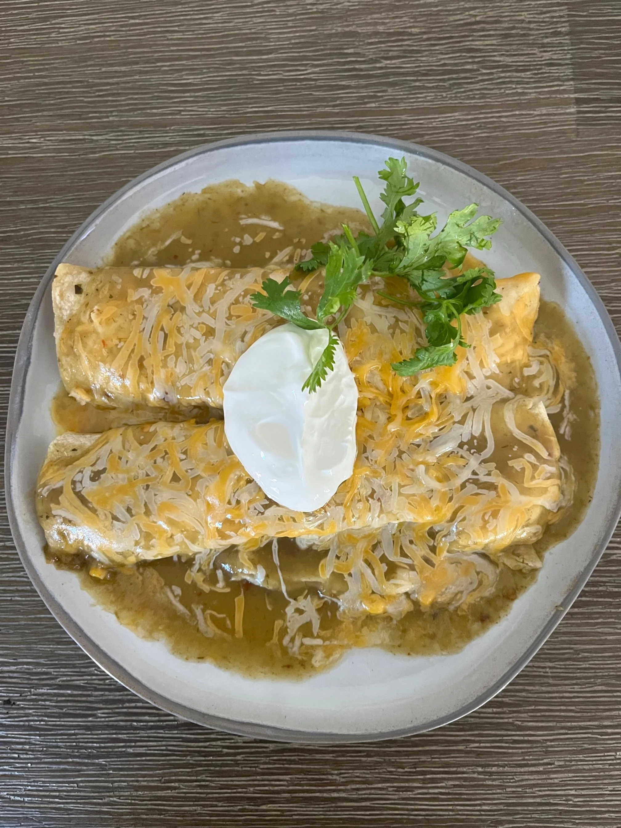 Roasted Cauliflower & Sweet Corn Enchiladas