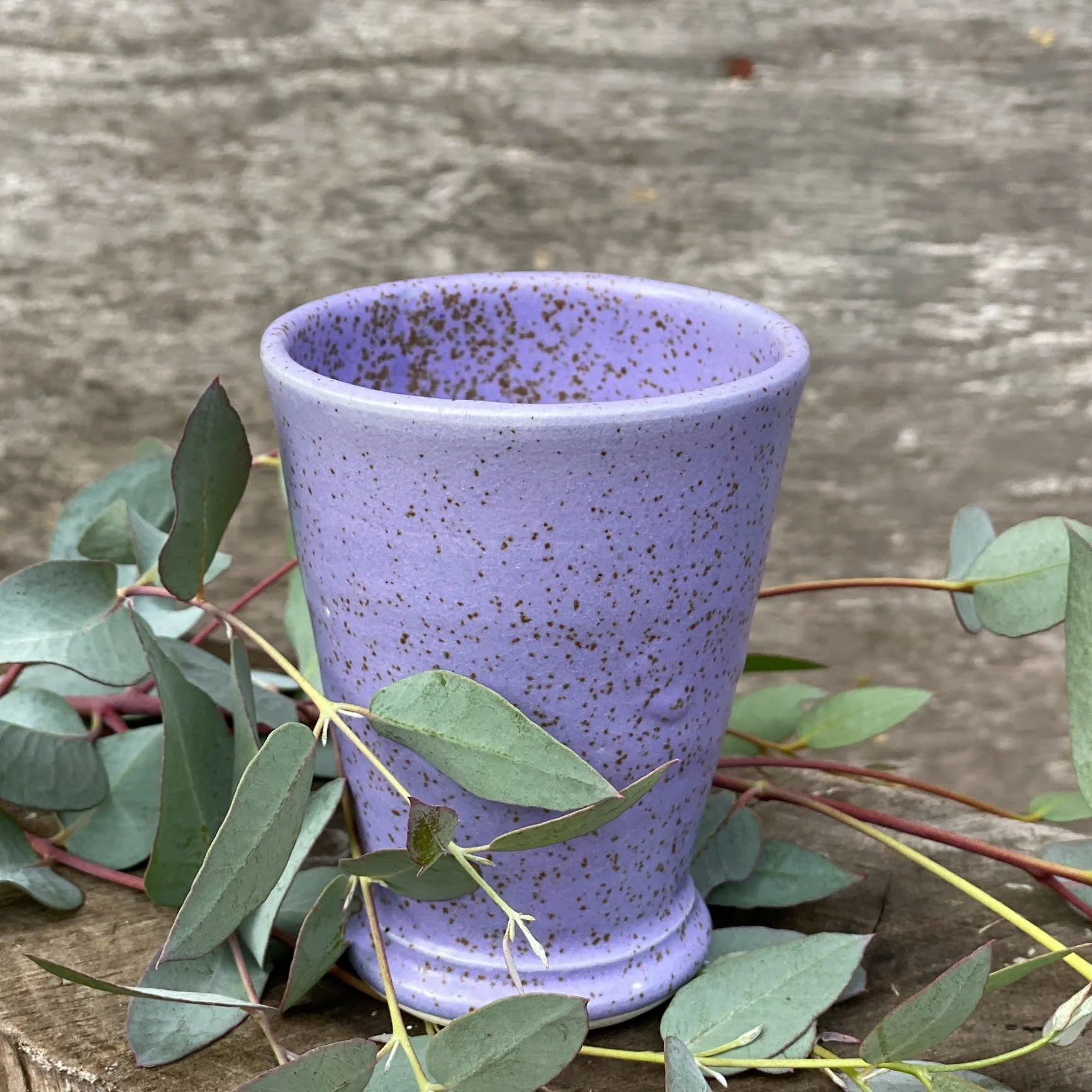 Ceramic Wine/Juice Glass - Sea Lavender