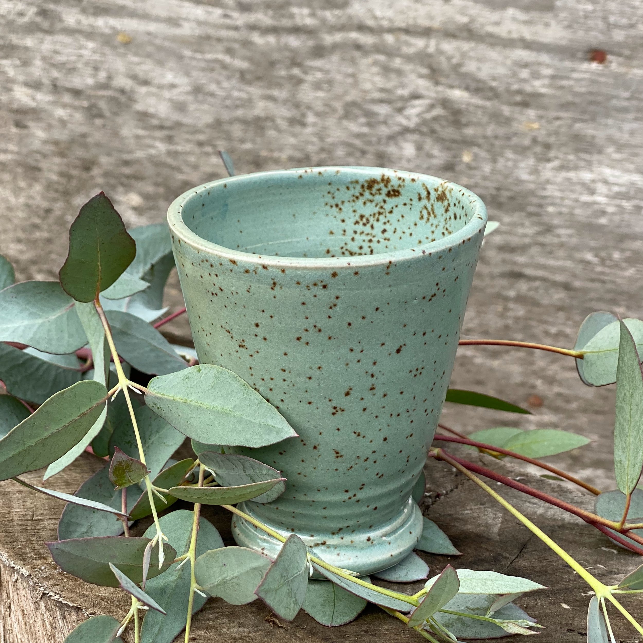 Ceramic Wine/Juice Glass - Eucalyptus