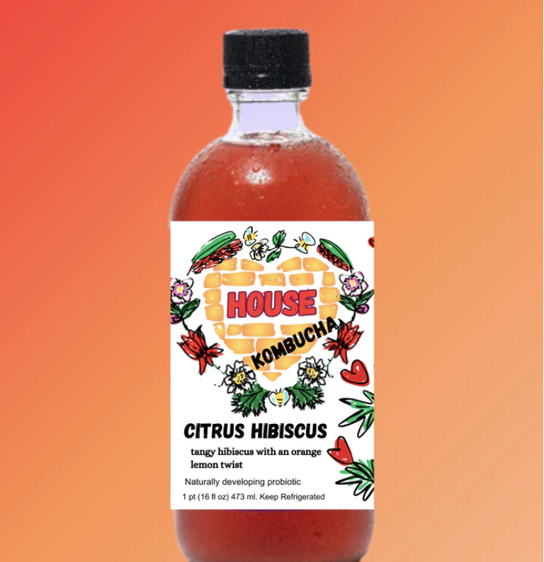 Citrus Hibiscus Kombucha