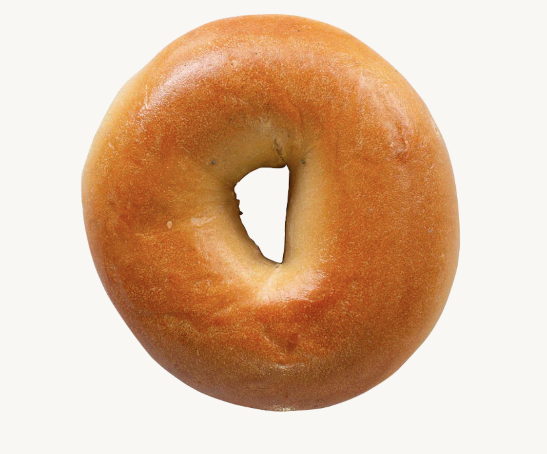 Plain Sliced Bagel 6/pk (Frozen)