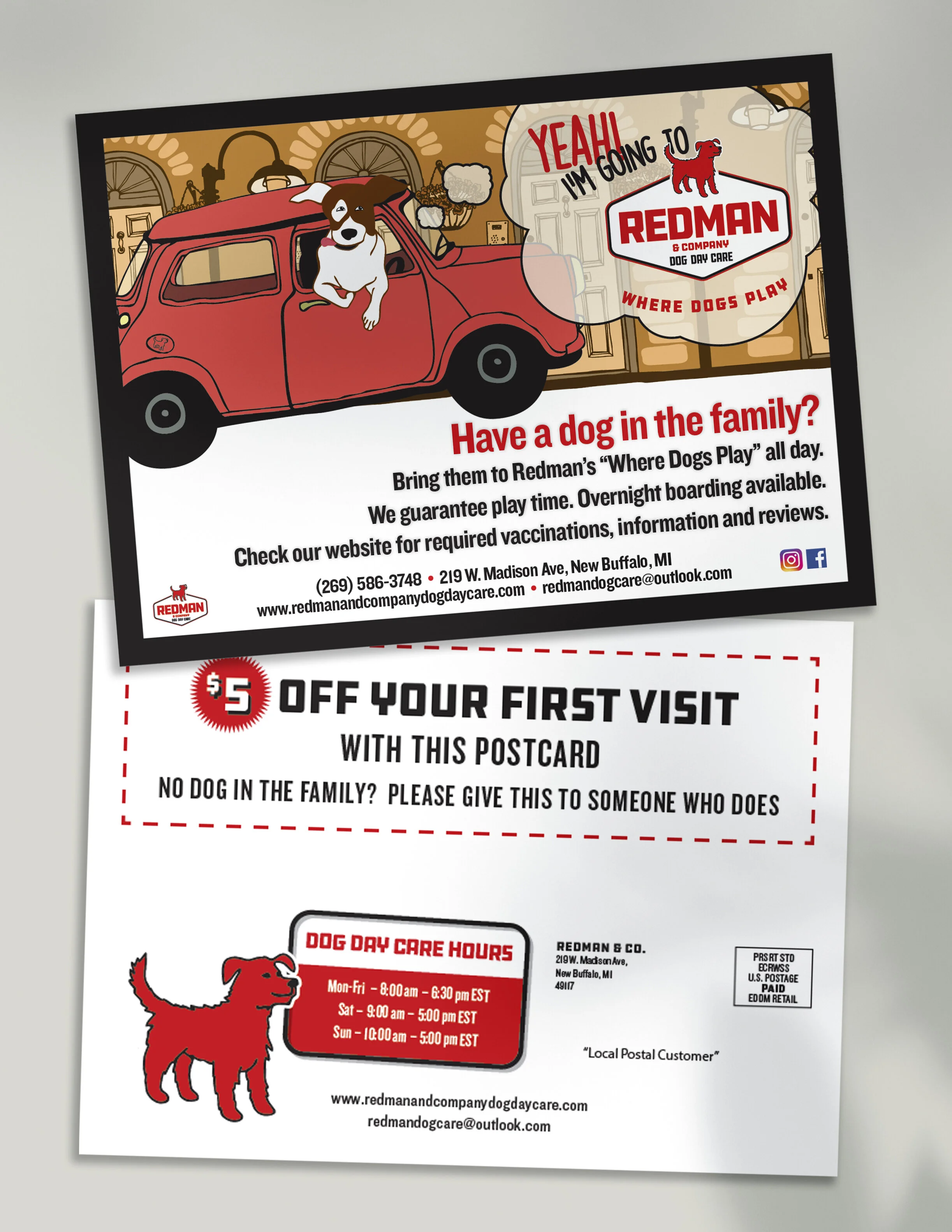 Save the date wedding invitation card mockup