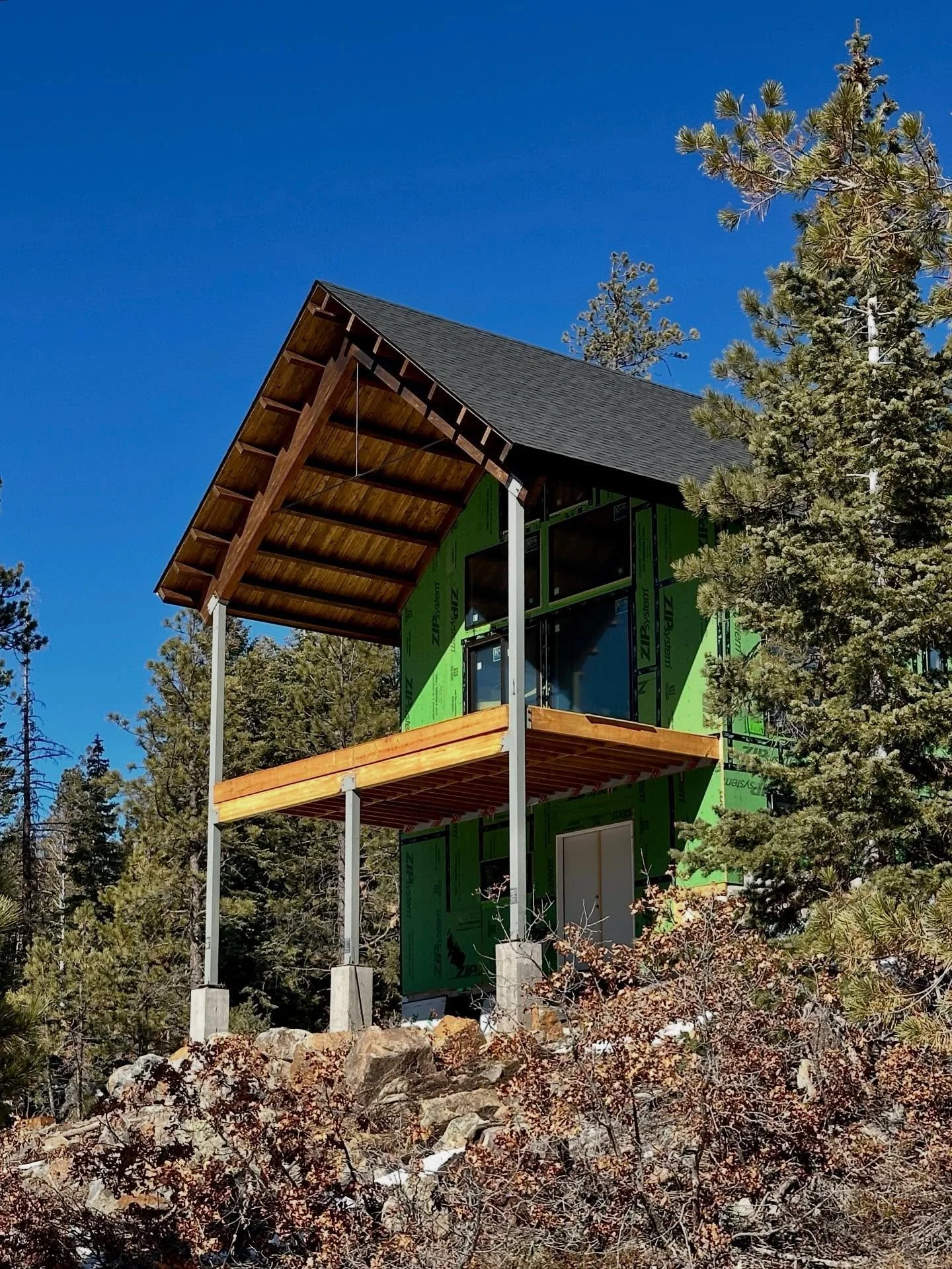 Progress is picking up at our Lake Purgatory residence. We completed design on this home in 2023 and the owner has been slowly chipping away, self-performing much of the work himself since then. 

#thisisMESA

#mesarchitecture #durangocolorado #color