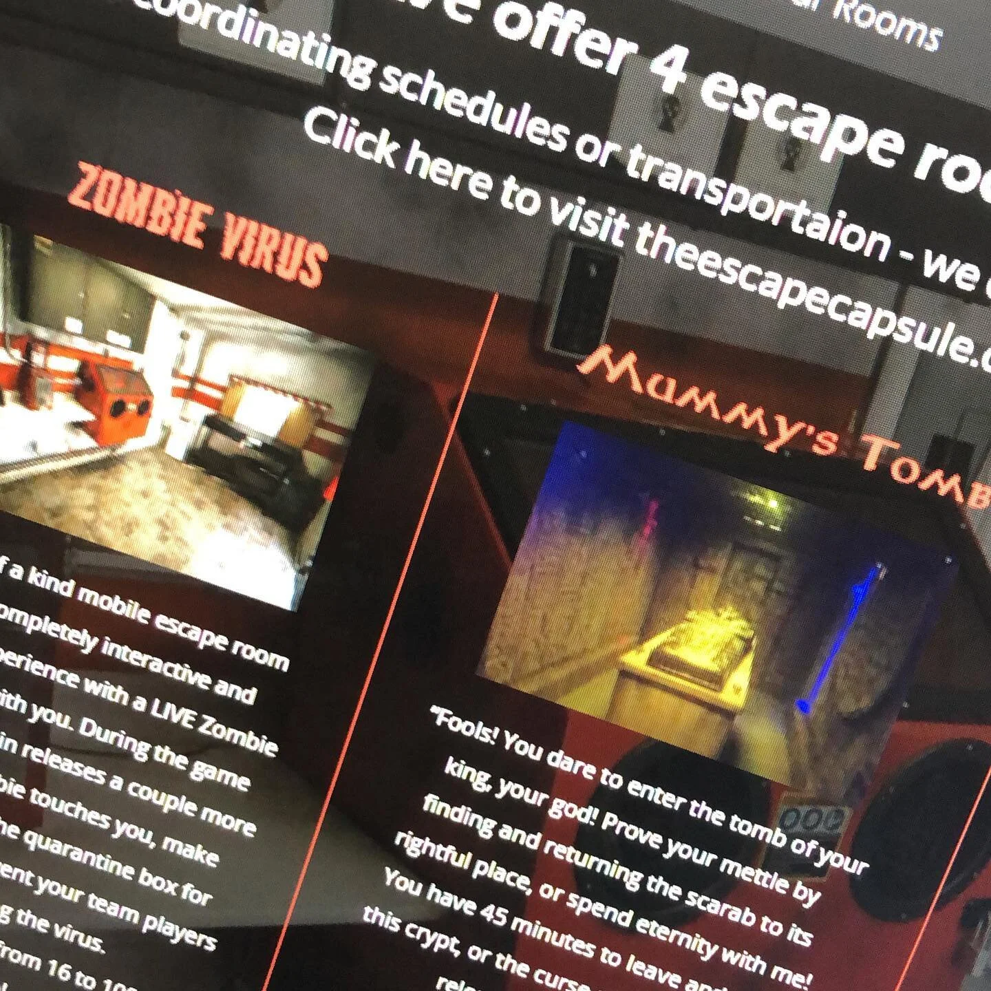 Mobile Escape Rooms Coming October 24th!!! Make sure you register! Link is on our FB page and website! #saintpatrickchurchcarlisle #holyteens