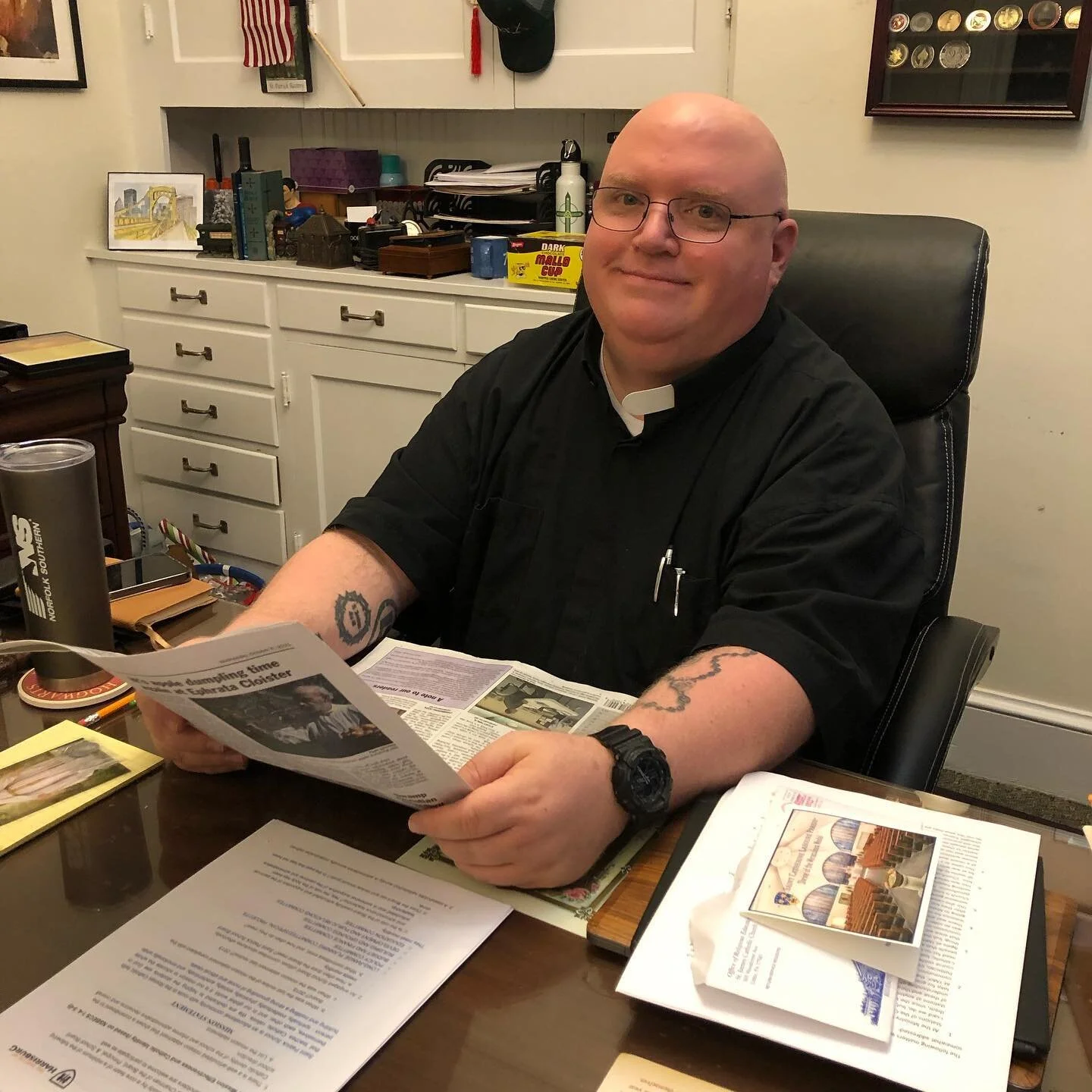 Working hard on a Tuesday!! #saintpatrickchurchcarlisle