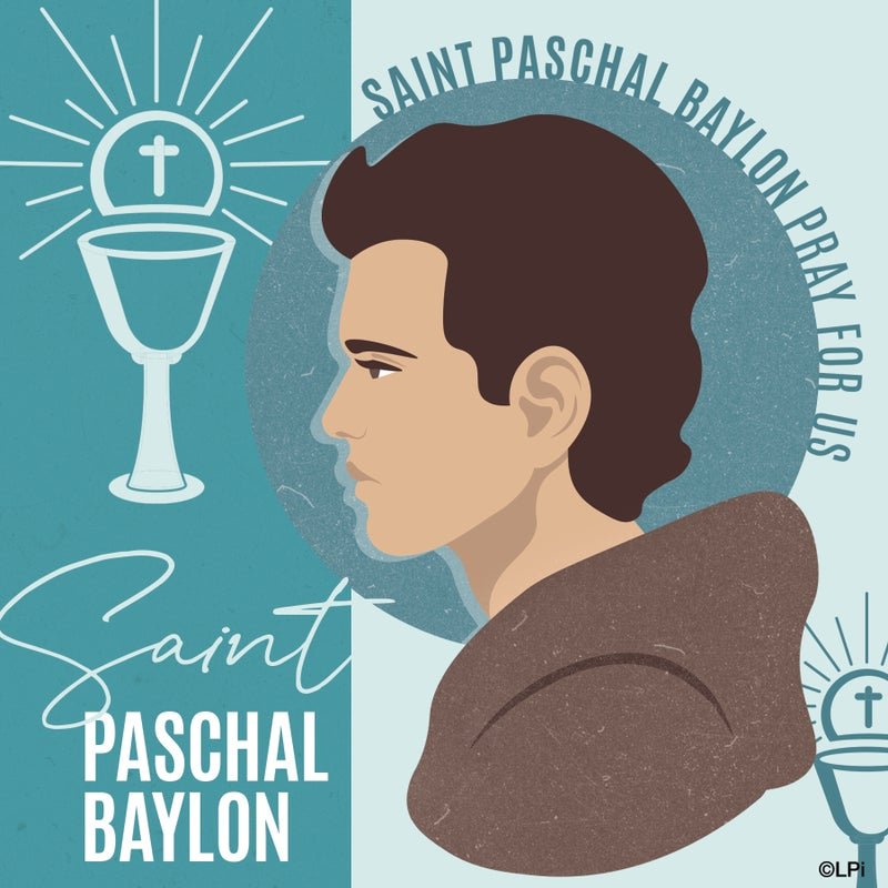 St. Paschal Bayl&oacute;n was a devout Spanish monk. In his vocation as a lay brother, he worked as a chef, porter, gardener, and official beggar. He often gave so much to the poor that his brothers tried to limit his generosity. Because of his devot