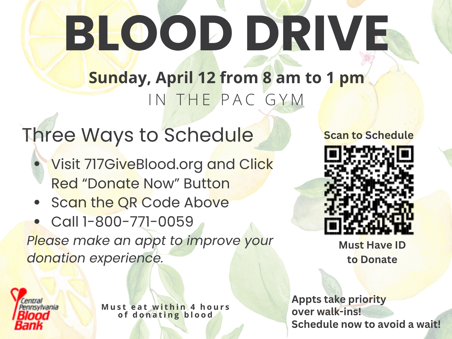 Blood drive