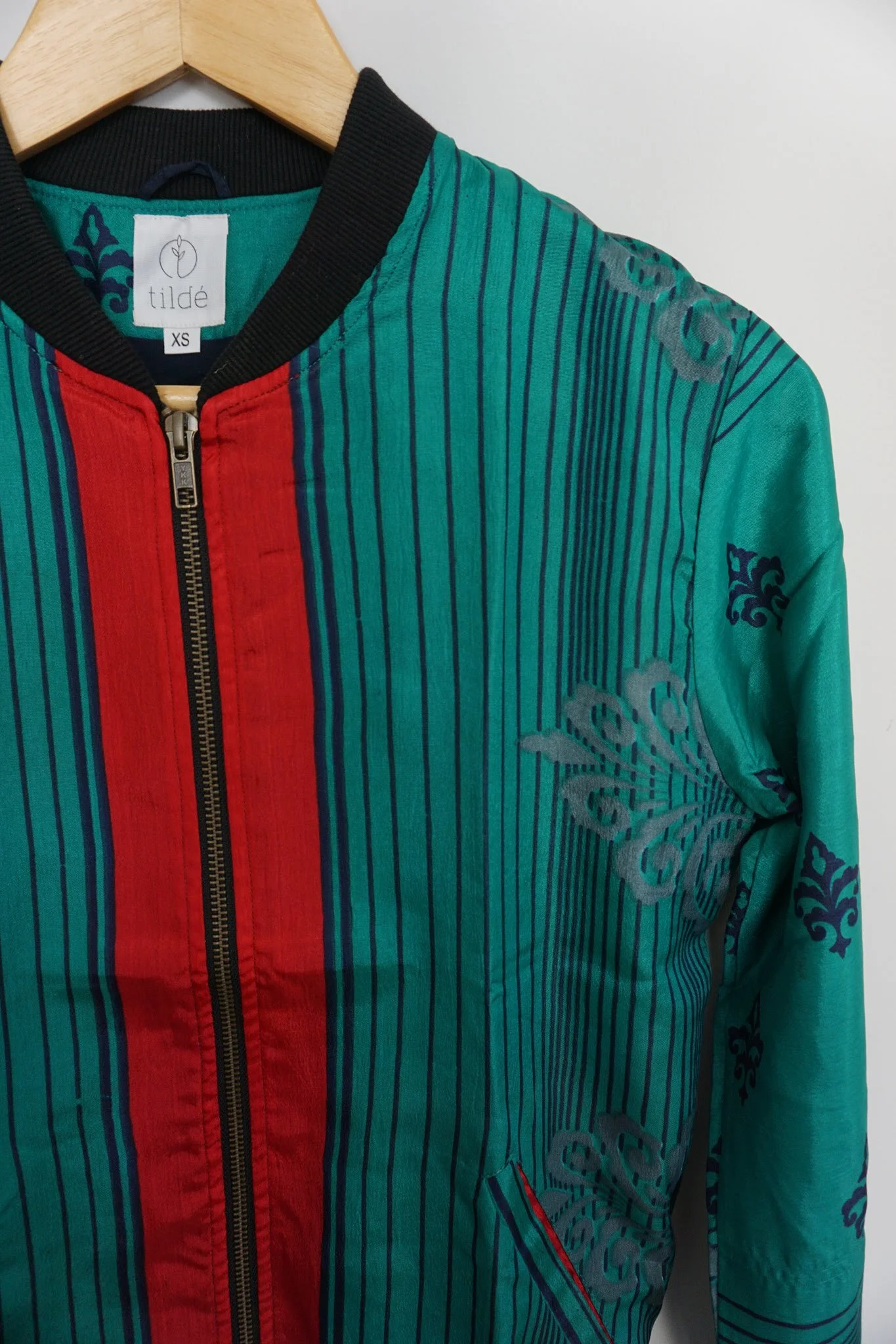 emerald green bomber jacket