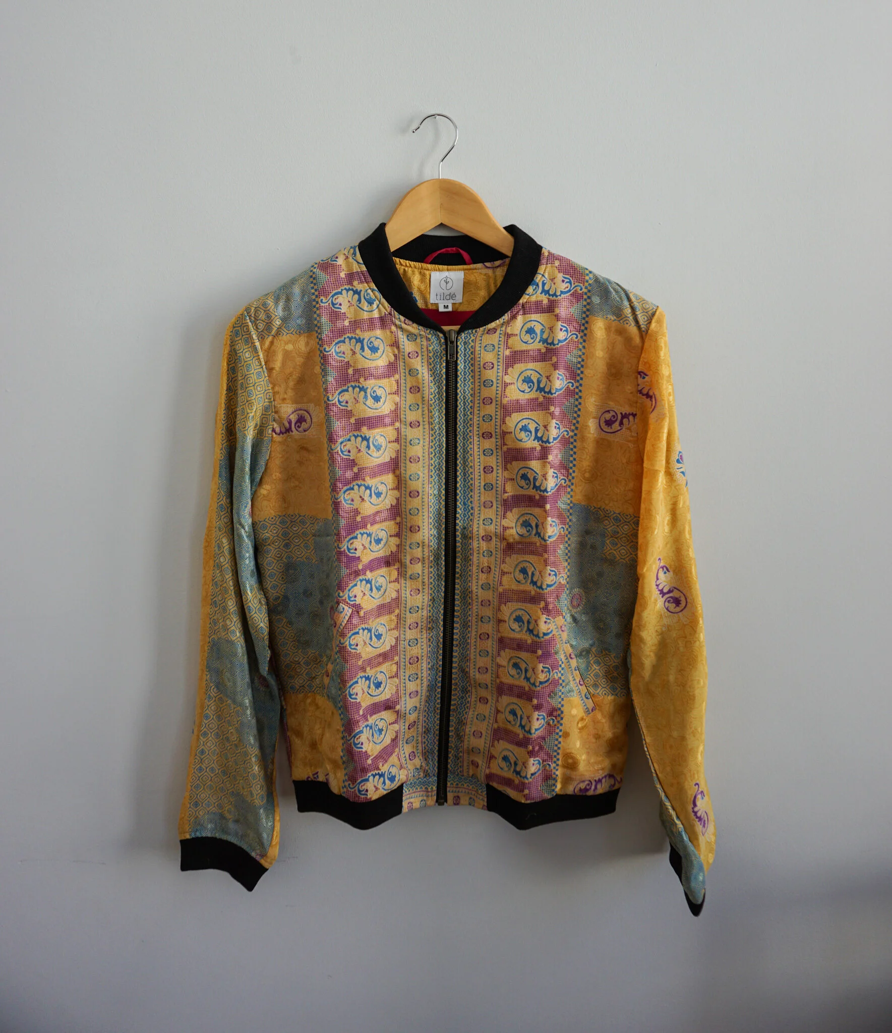 Classic bomber jacket crazy yellow 