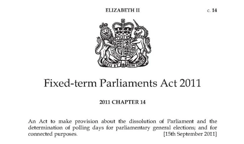 Fixed-Term Parliaments Act, time for reform?