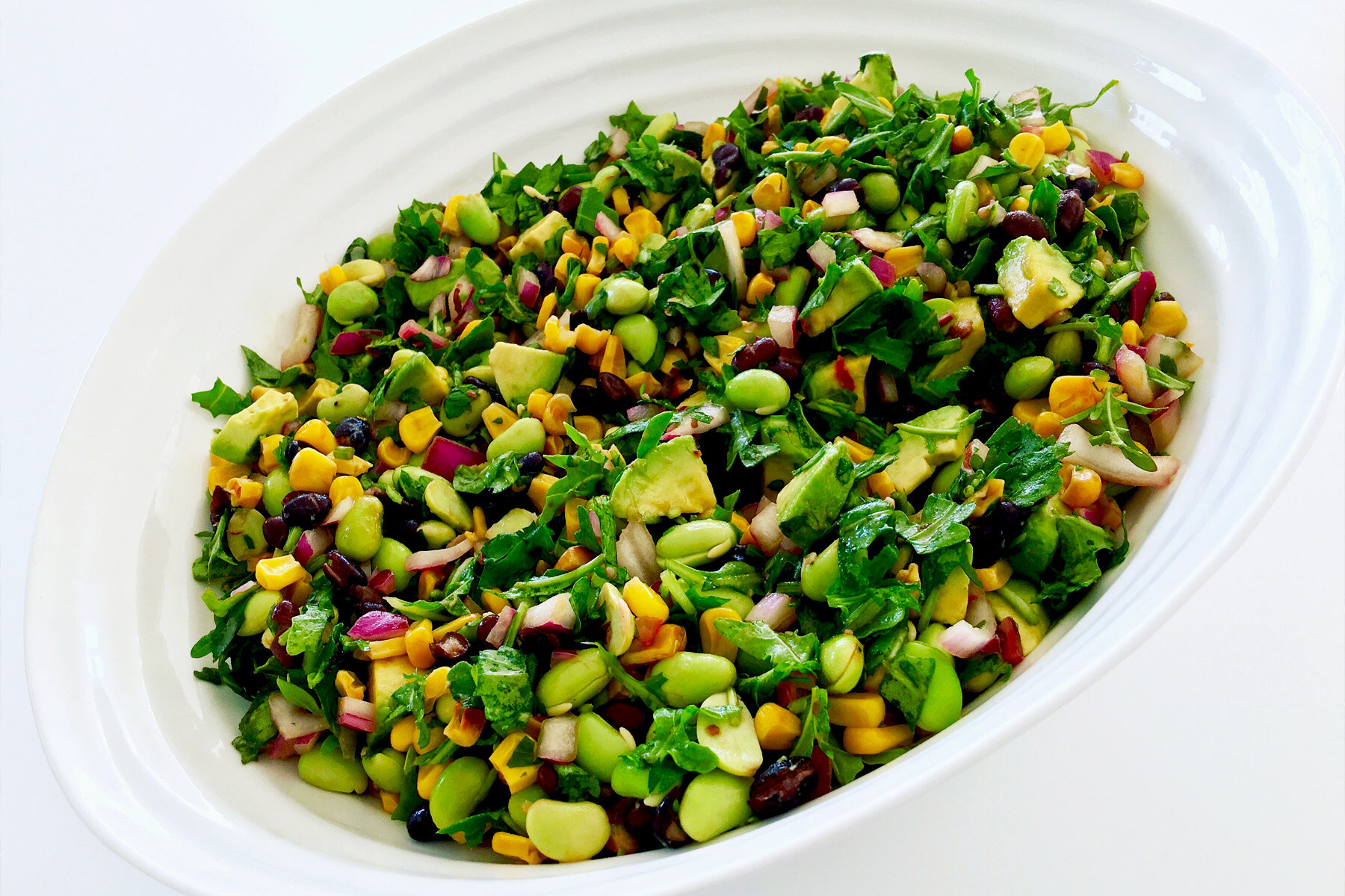 Black Bean, Corn &amp; Edamame Salad