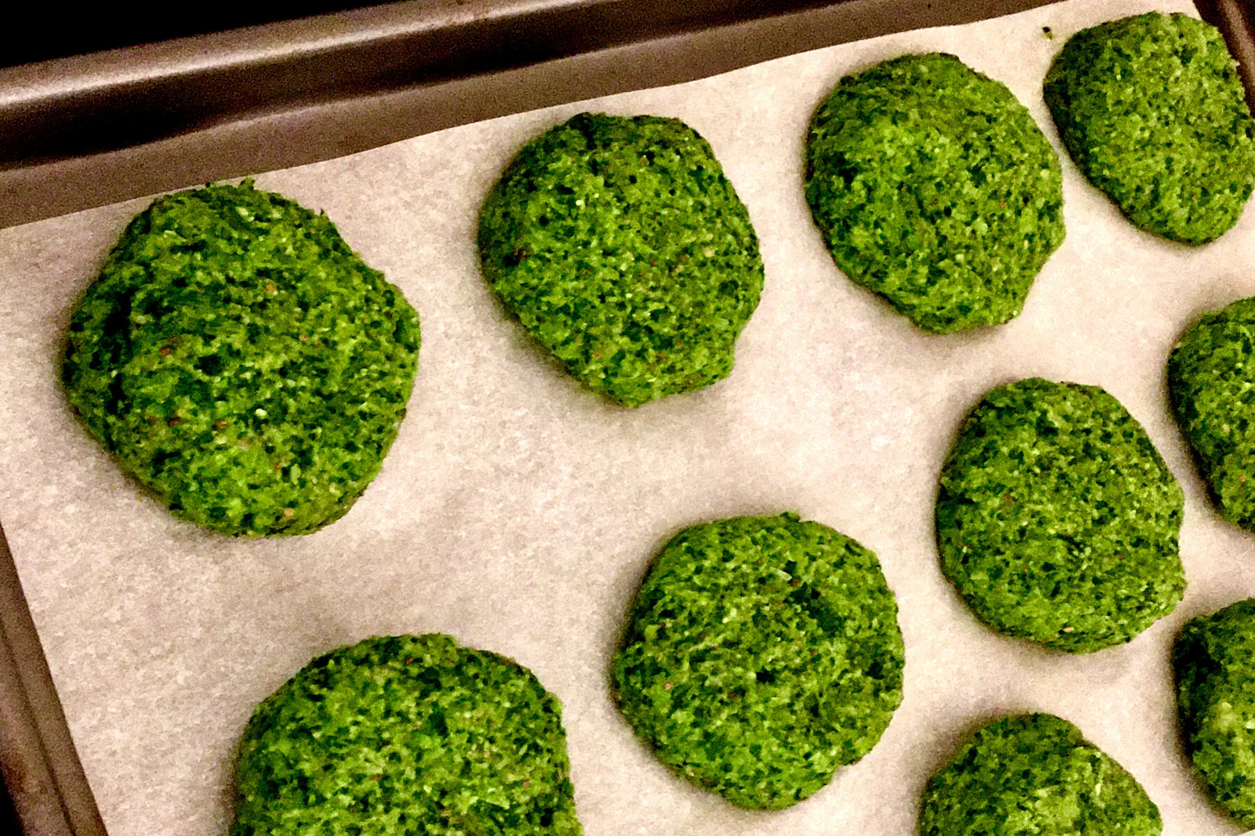 Super Green Baked Falafels