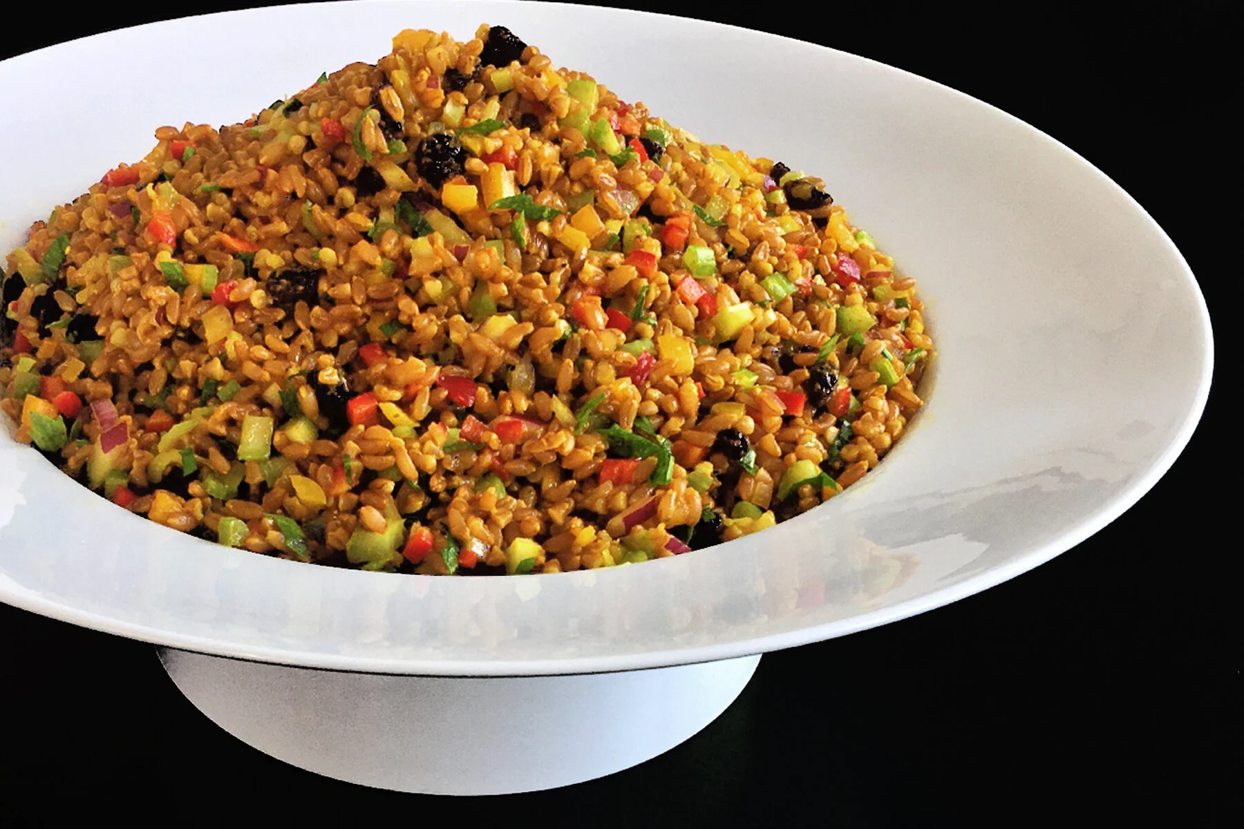 Curried Jeweled Wheatberry Salad