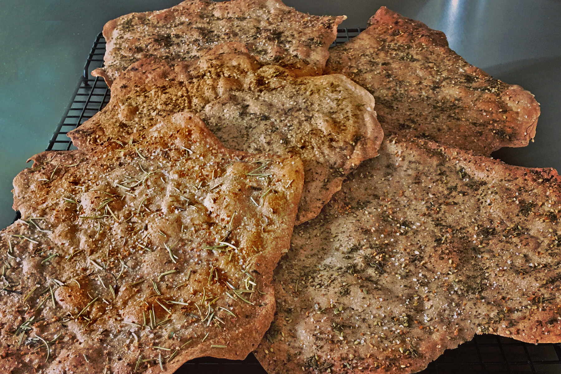 Sourdough Crackers