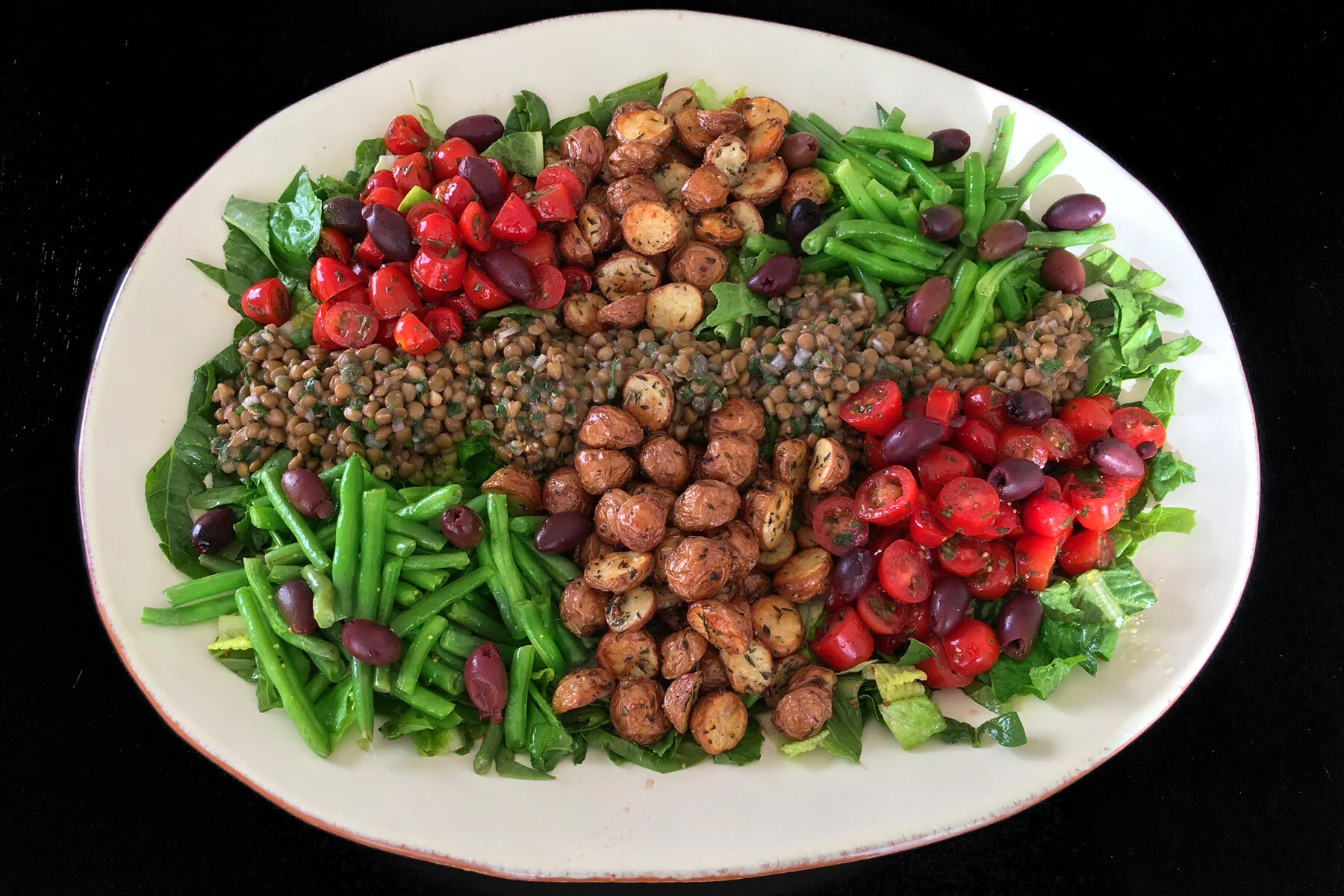 French Lentil Niçoise Salad