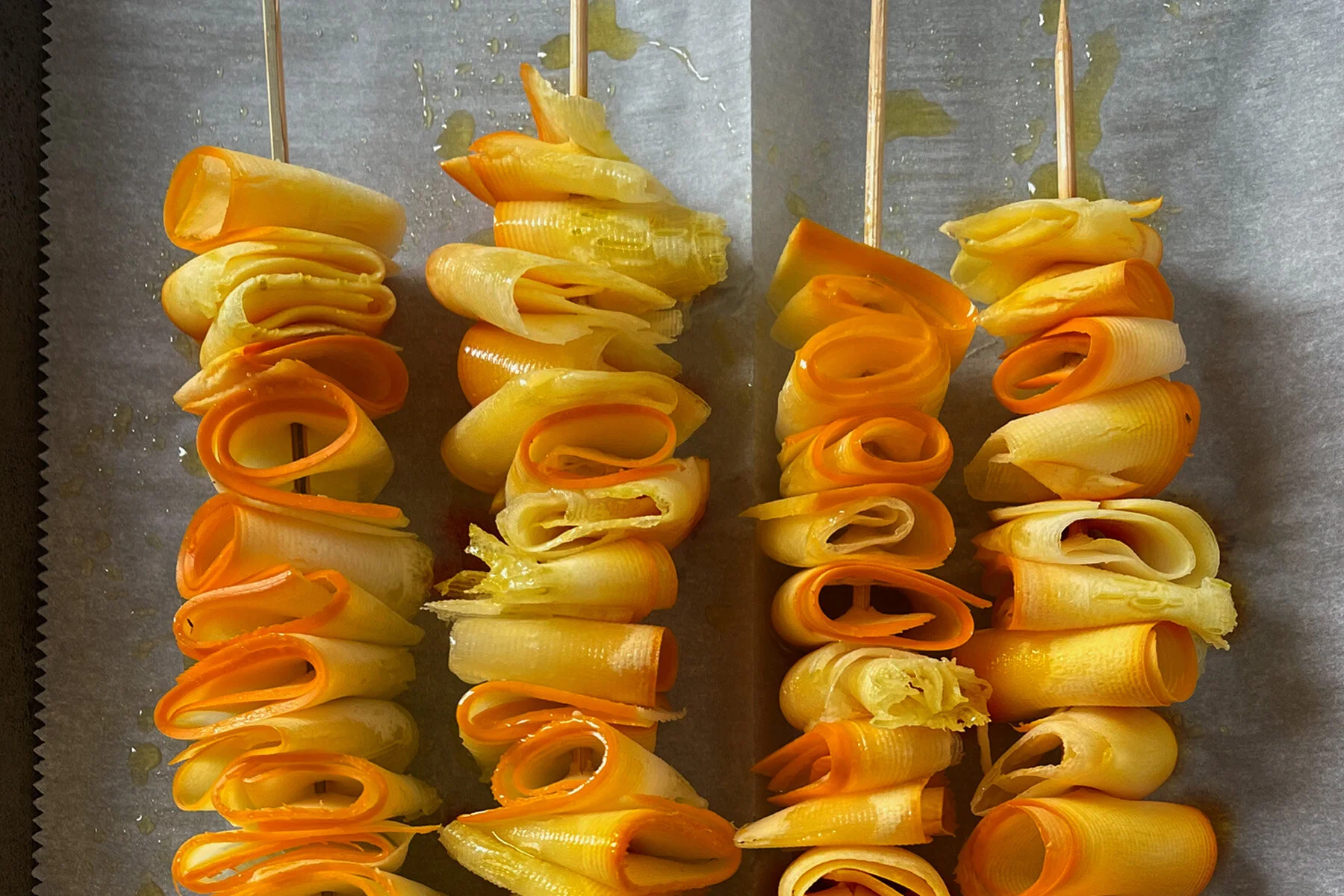 Roasted Zucchini Ribbons