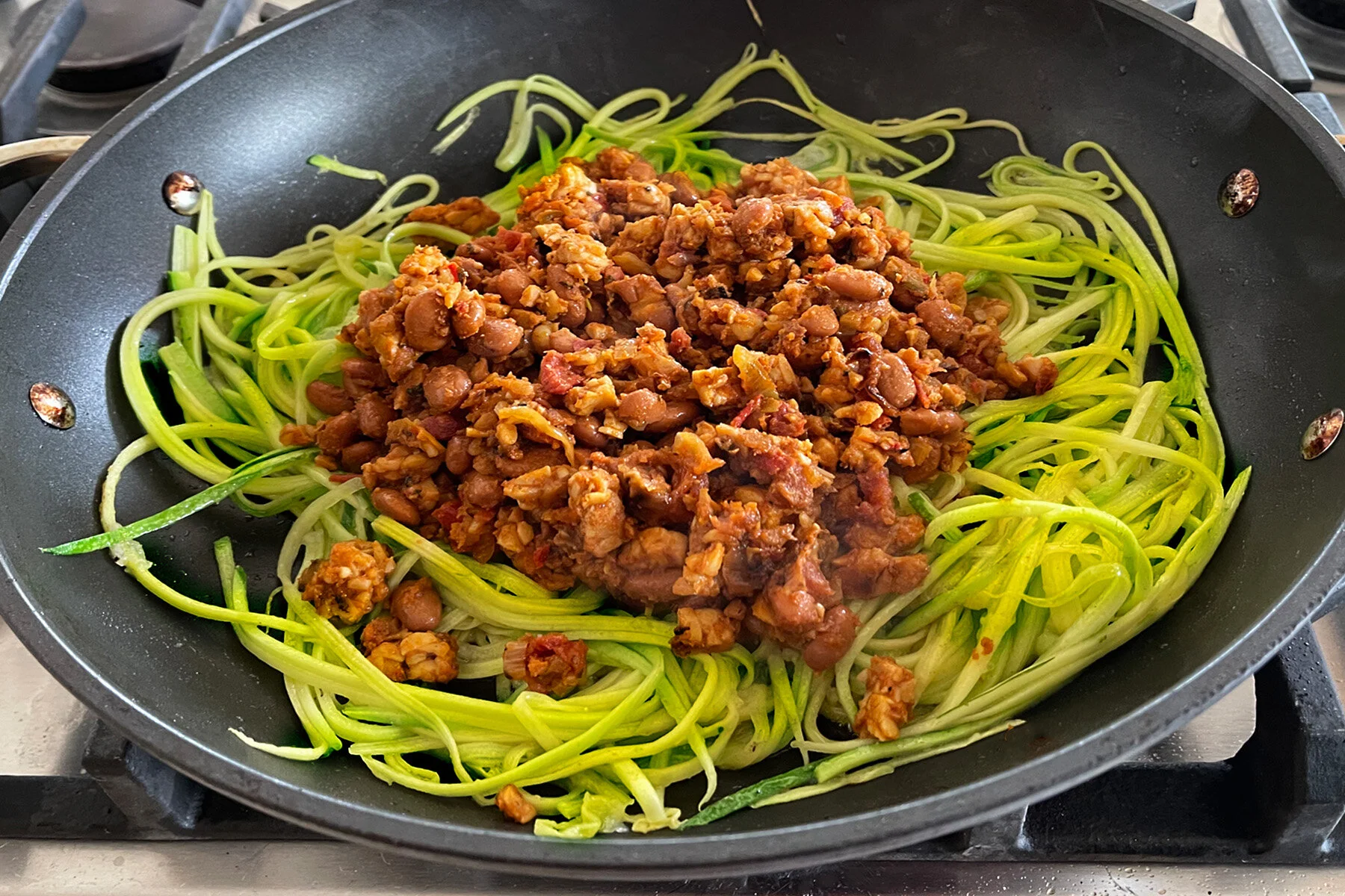 Zucchini + Tempeh Shakshuka