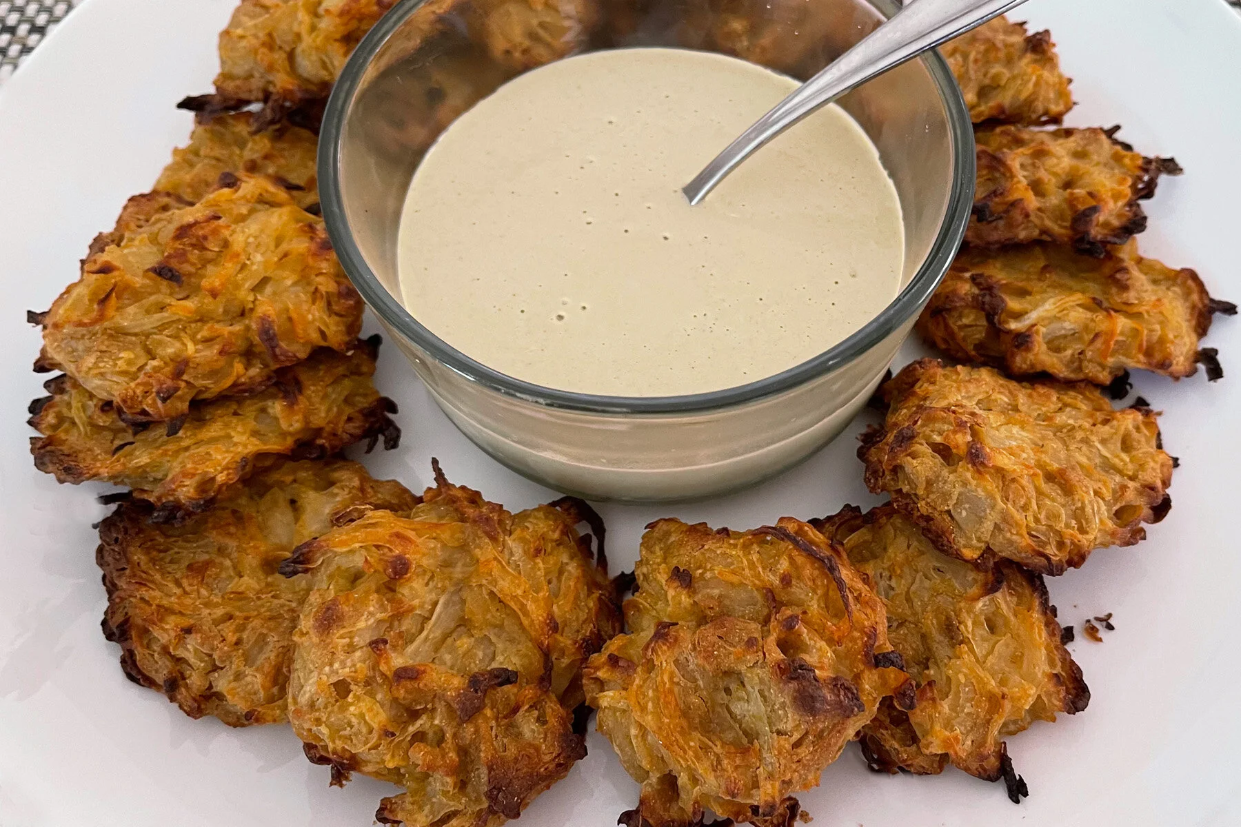 Baked Onion Bhajis