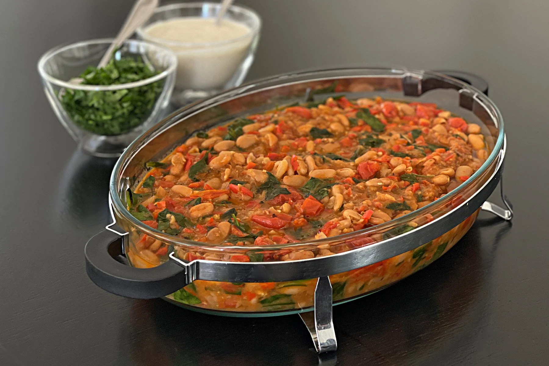 Harissa + White Bean Chili