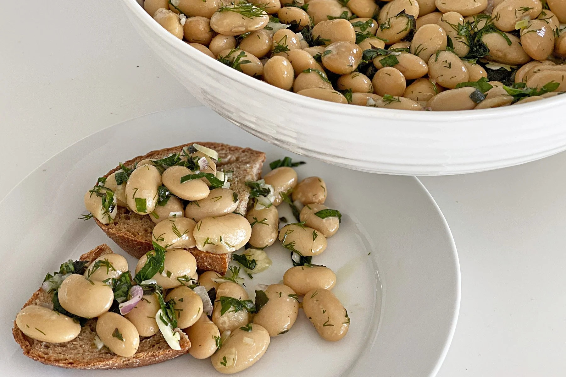 Herb Marinated Beans