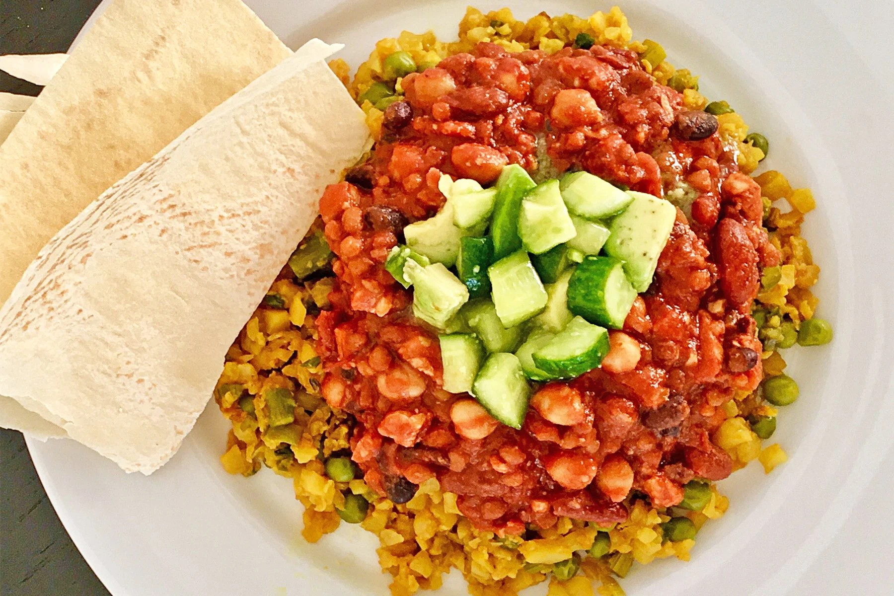 Tempeh + Bean Tacos