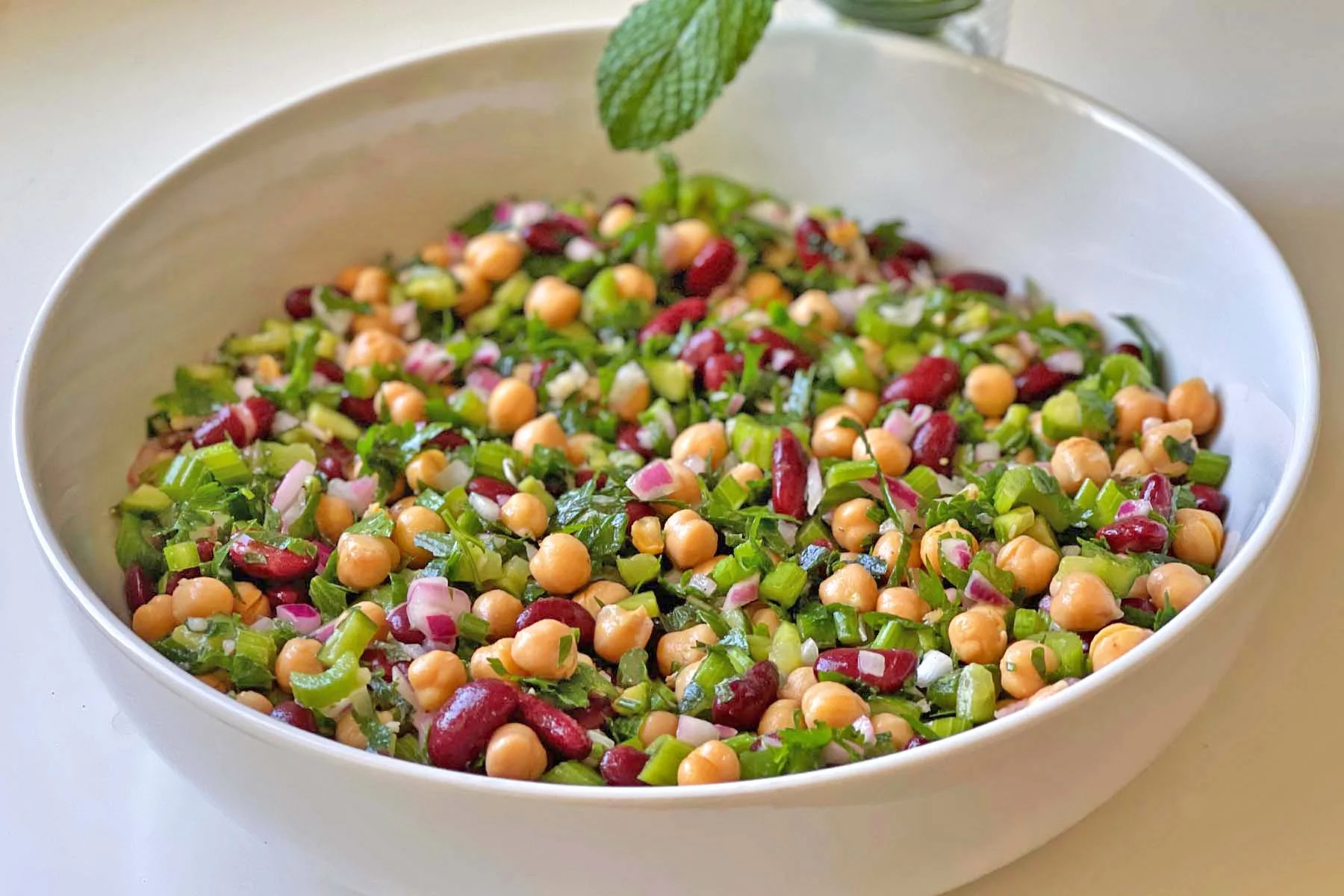 Lebanese Lemon + Beans Salad