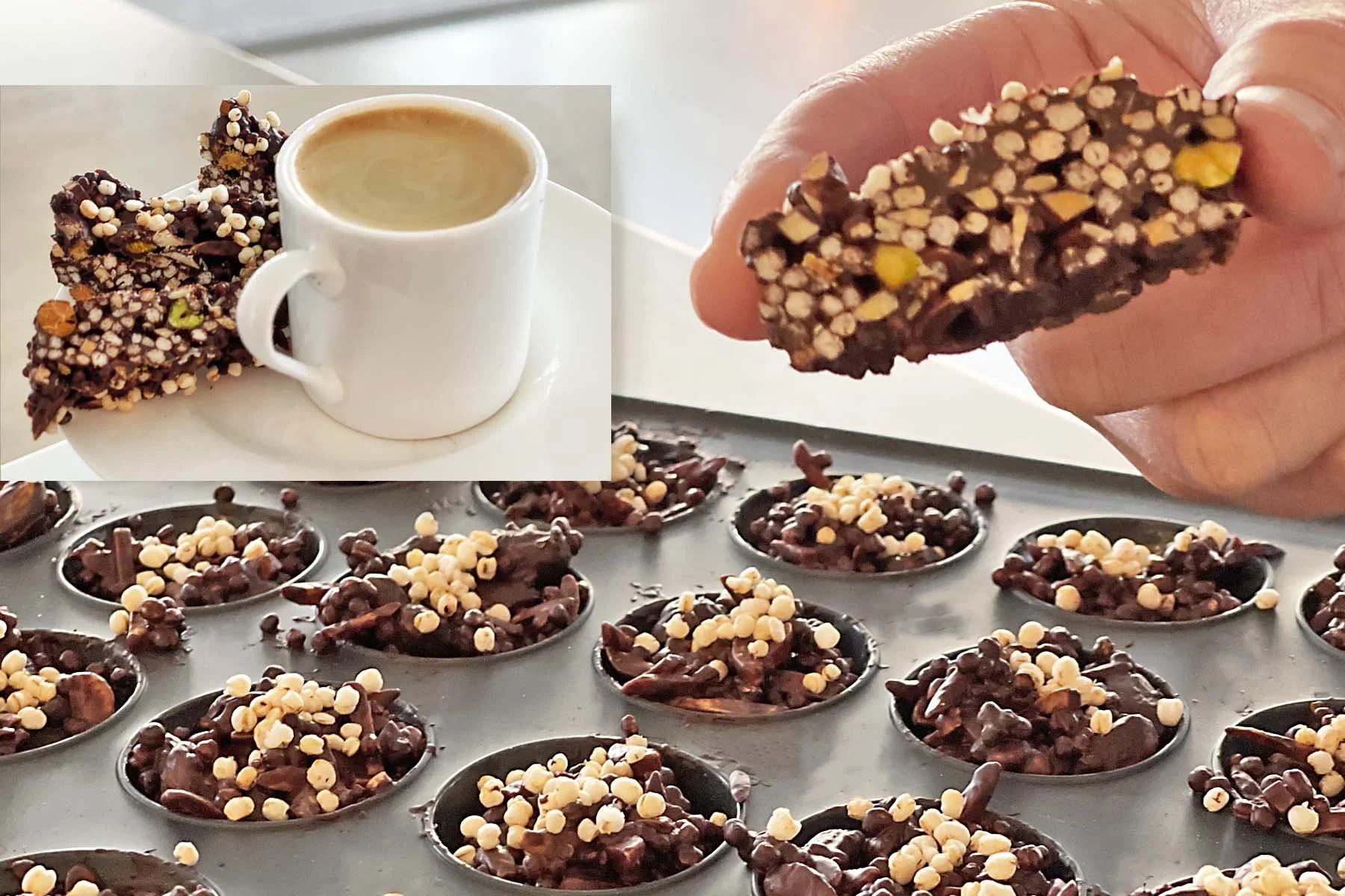 15 minute Quinoa Pop Crunchies