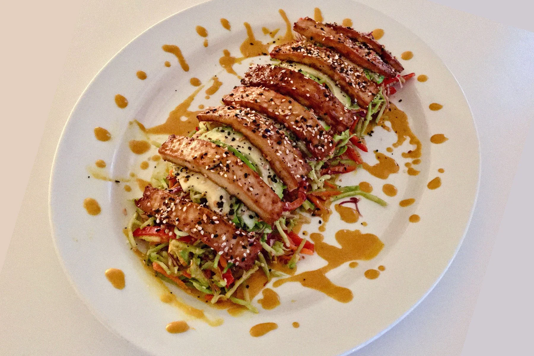 The Dragon Roll - Crunchy Slaw, Tofu + Avocado