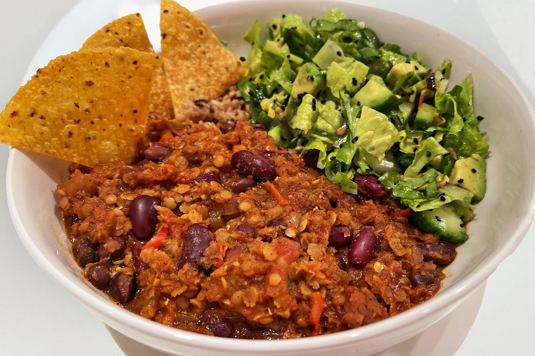 Epic Lentil + Bean Chilli