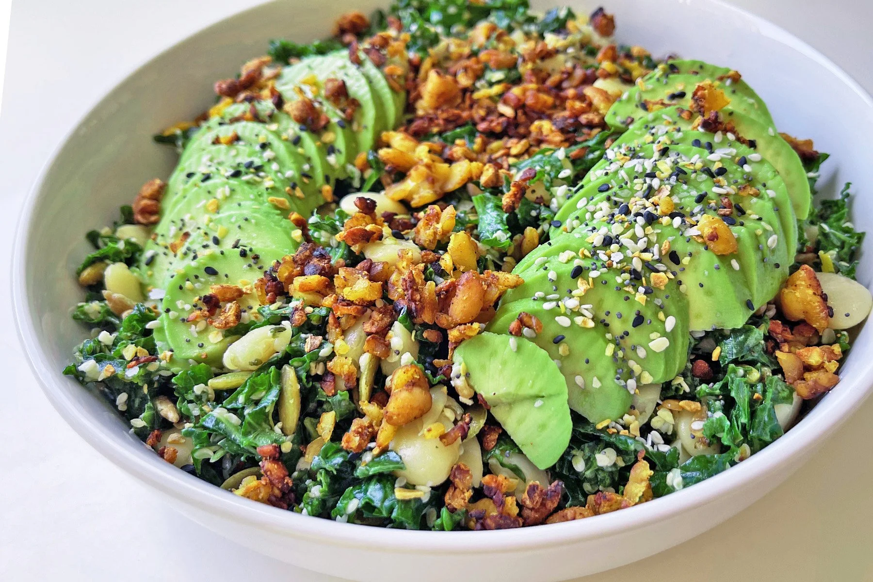 Ultimate Triple-Seed Kale Bowl