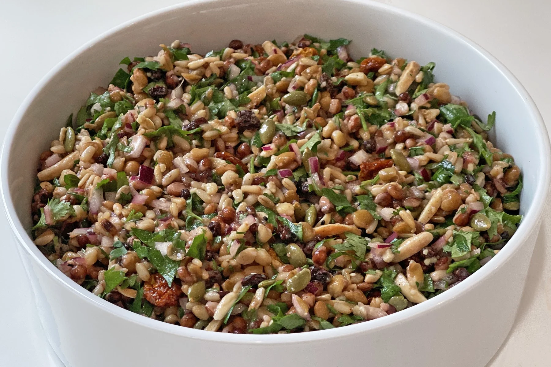 Cypriot Farro - Lentil Salad