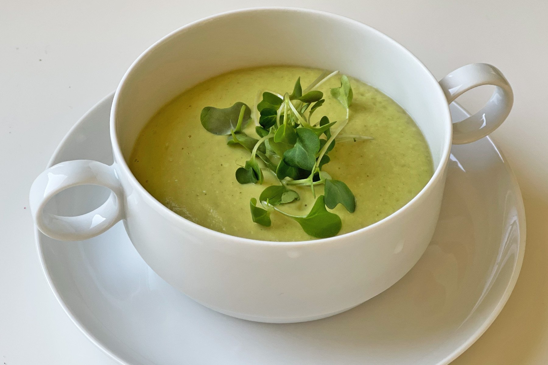 Broccoli + White Bean Soup