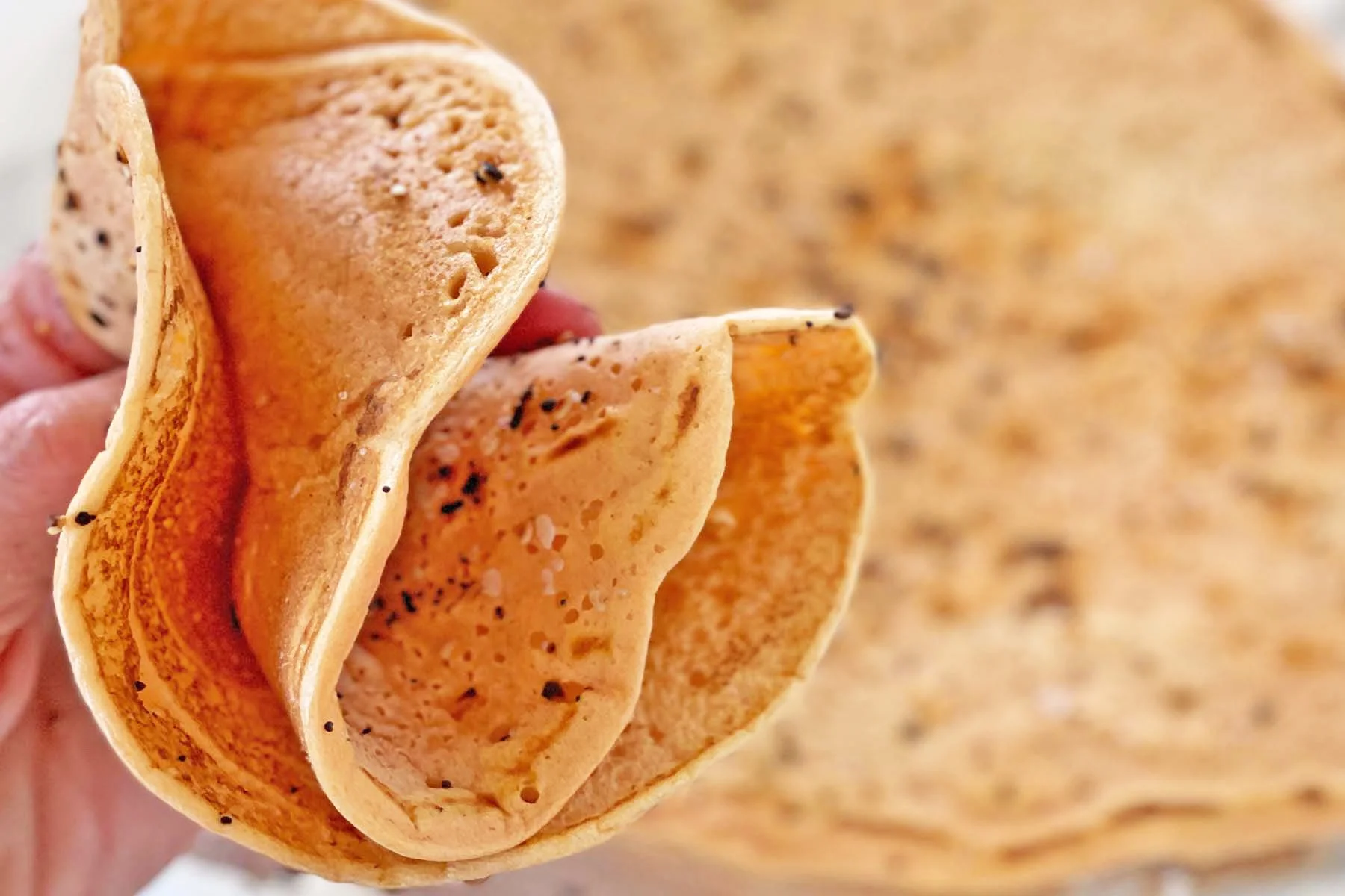 2-ingredient Lentil Wraps