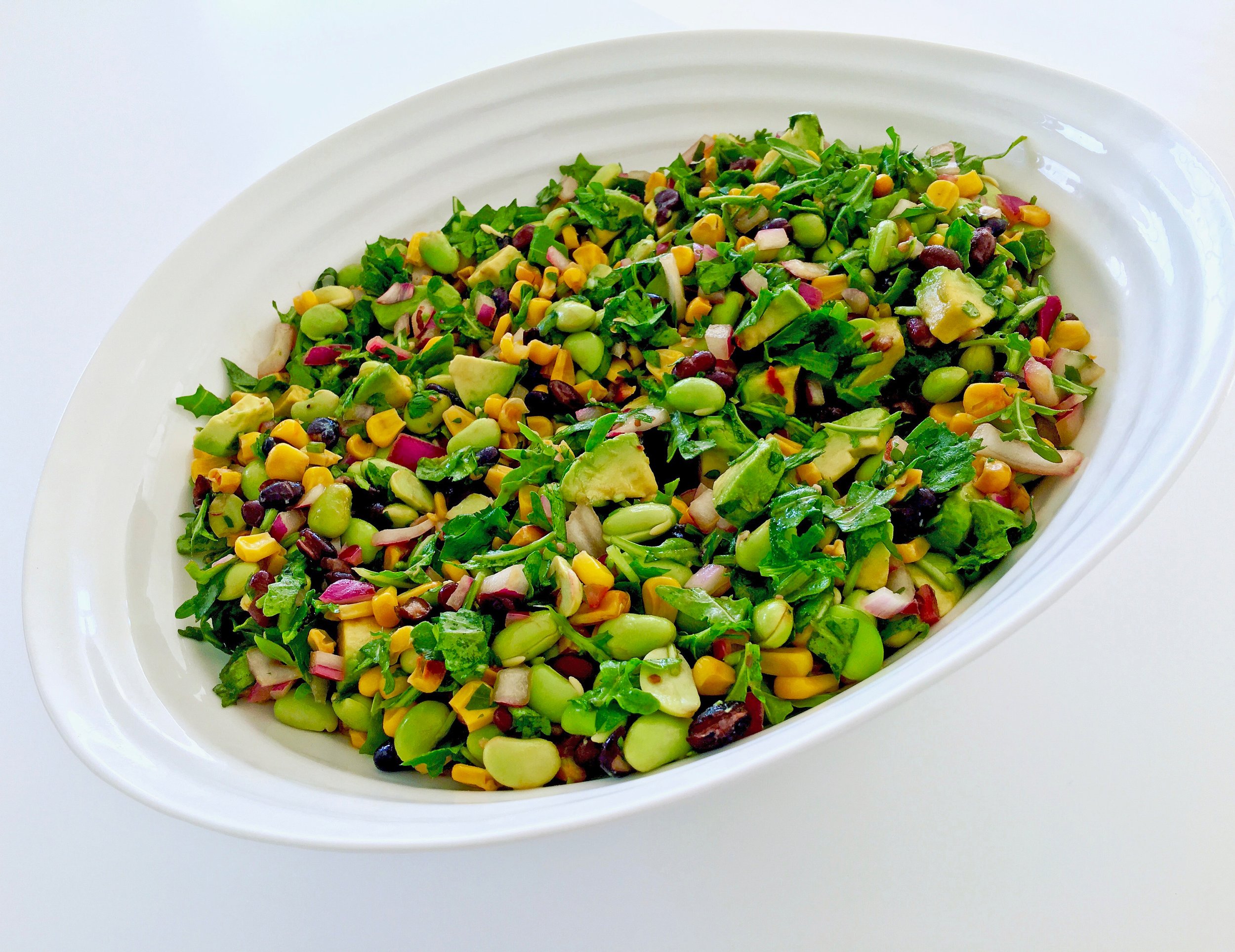 Black Bean, Corn &amp; Edamame Salad